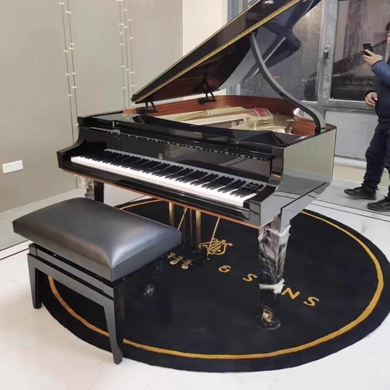 施坦威钢琴专用加厚Veyron隔音震地三角钢琴手地毯垫减防工毯潮隔