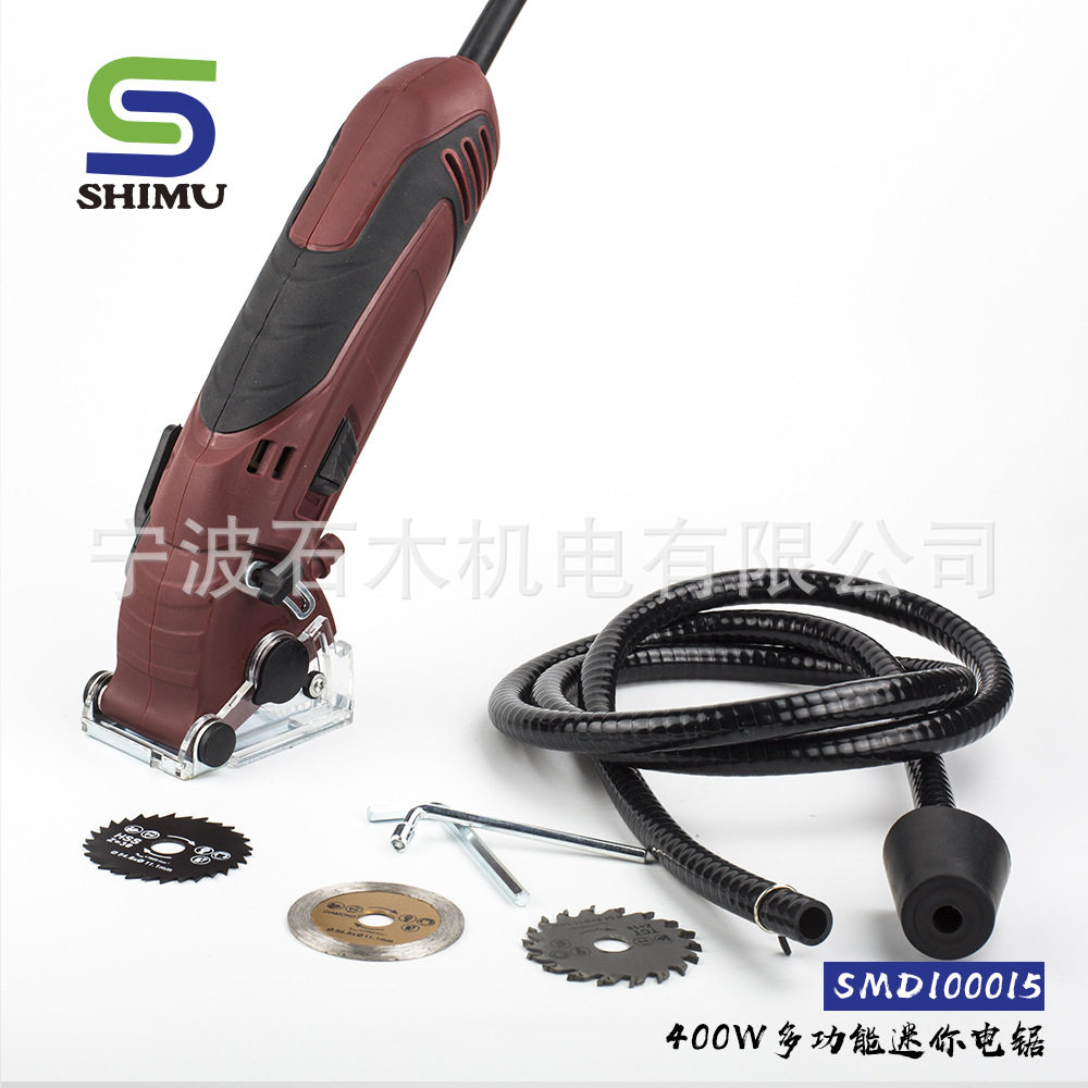 SMD100015多功能迷你锯金属锯切割机电圆锯木工锯家用修整机器