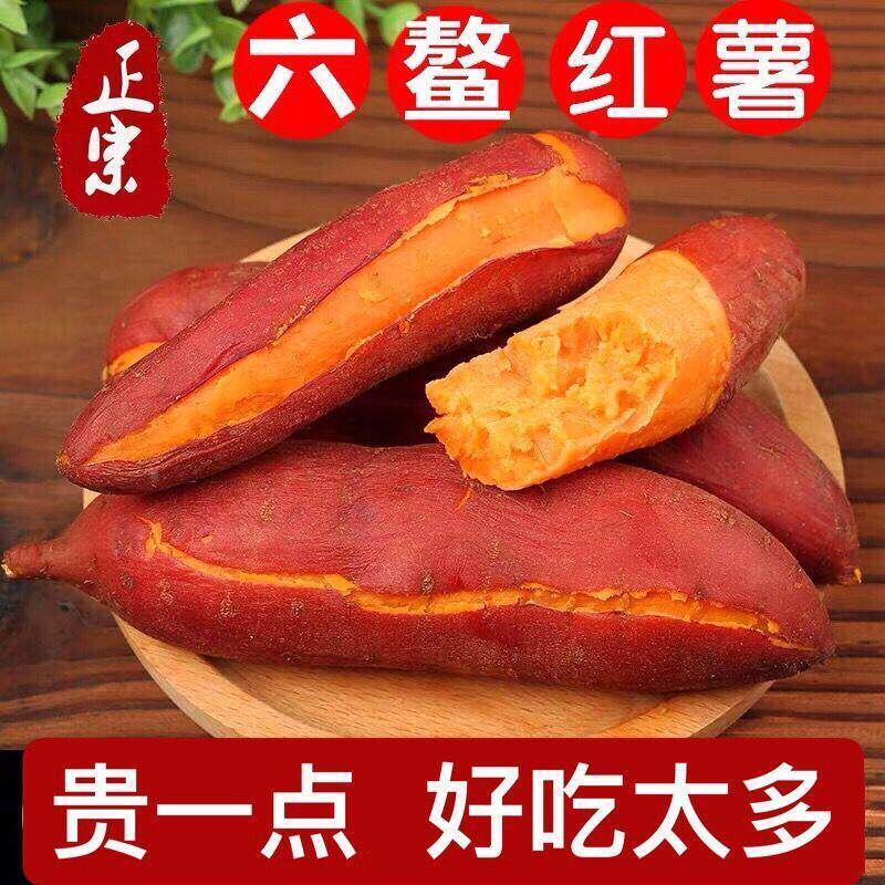 福建六鳌红蜜薯带箱10斤新鲜红心红薯沙地番薯农家自种小地瓜山芋
