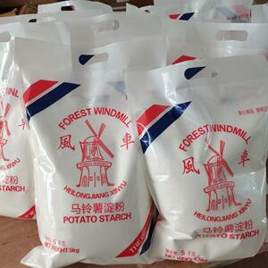 国产森林风车超级生粉马铃薯淀粉食用土豆粉勾芡粉 5斤10斤餐饮装
