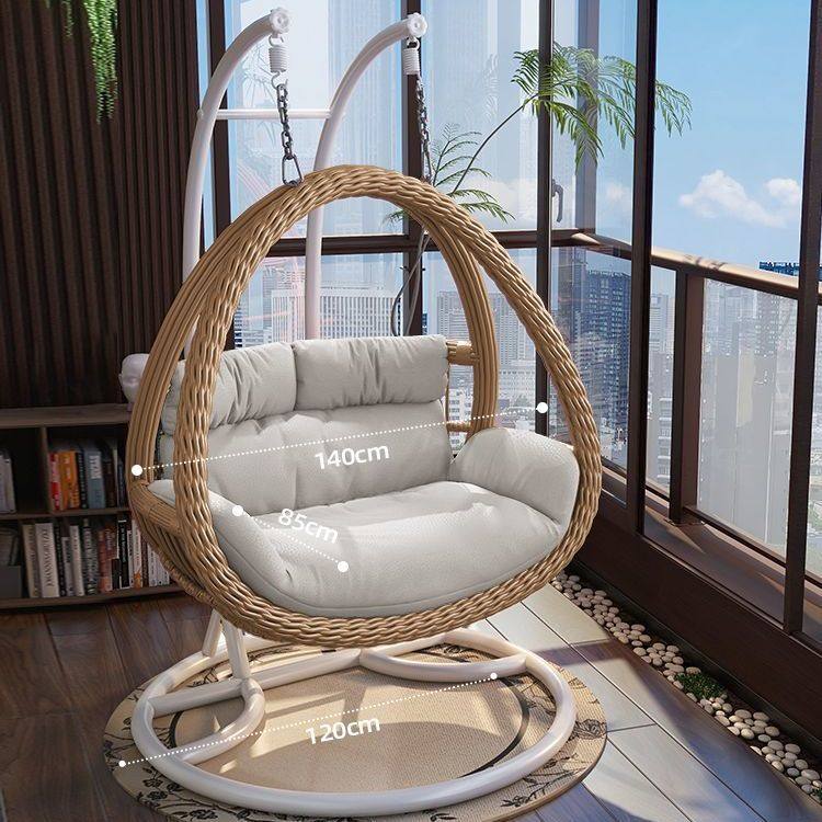 Dreamy Bird's Nest Hanging Chair: Cozy Rattan Swing for Your Home - Product image 3