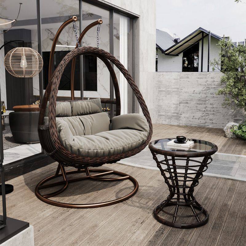 Dreamy Bird's Nest Hanging Chair: Cozy Rattan Swing for Your Home - Product image 6
