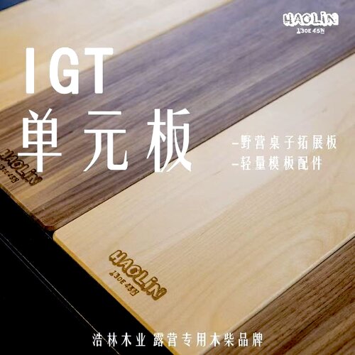 浩林IGT实木单元板户外桌子
