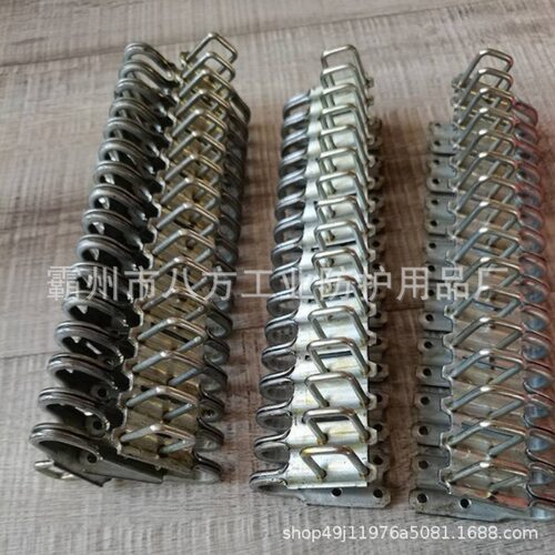 煤矿输送带连接扣不锈钢六钉输送带扣矿山专用高强连接卡扣