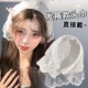 白色蕾丝发箍头巾一体法式 发饰女 三角巾包头方巾帽田园风周也同款