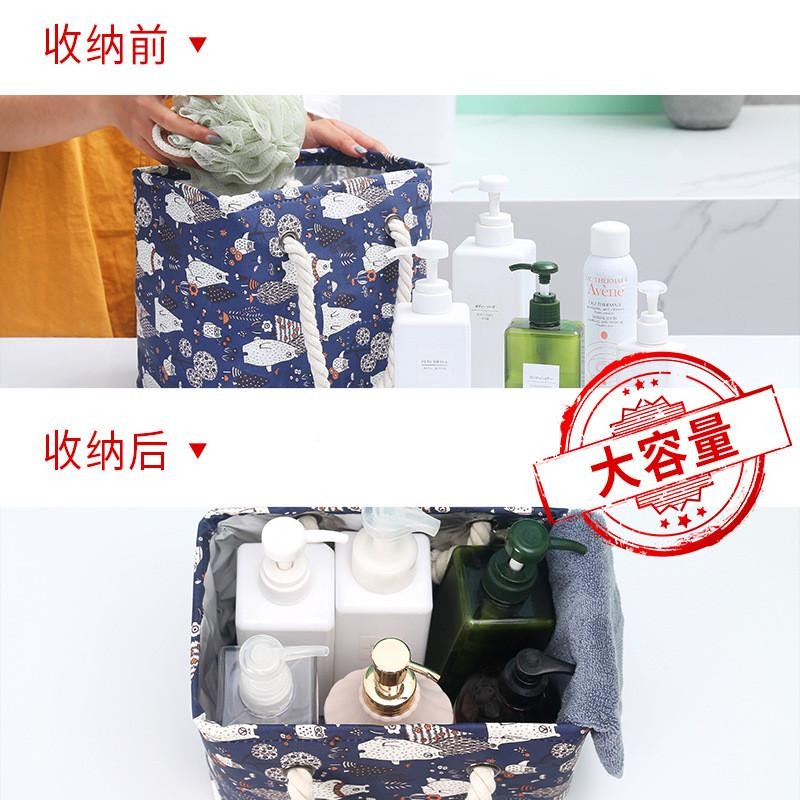 手提洗澡篮收纳篮洗浴收纳篮便室携手提洗浴无品牌/折叠袋泳子漱