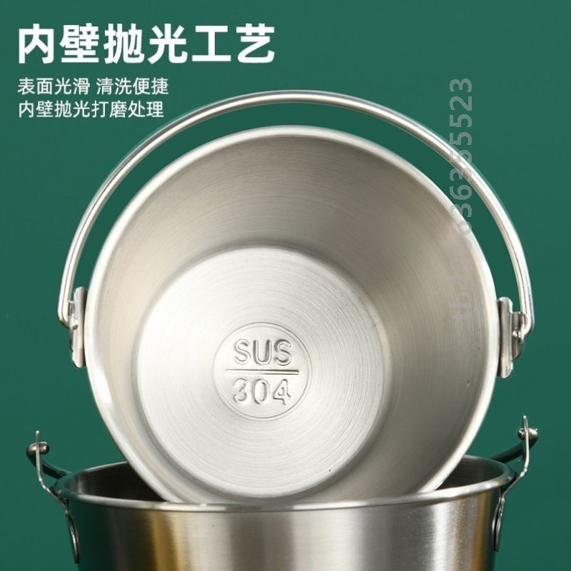 放冰块的桶创意304不锈钢小吃提桶钵钵鸡薯条炸鸡冰块桶K酒吧