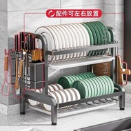 碗碟收纳架碗架沥水架厨房置物架多功能碗筷收纳架碗柜碗盘架刀架