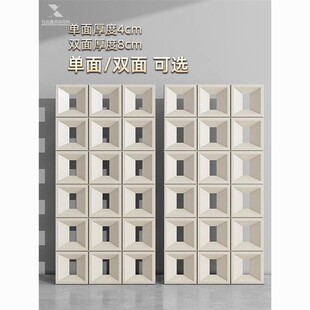 网红轻质pu水泥构件空心砖双面隔断装饰艺术镂空九宫格造型背景墙