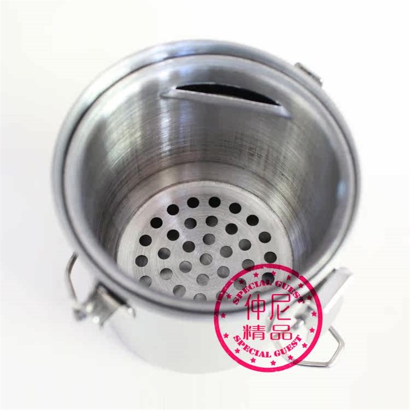 速发包邮 油画 密封型 不锈钢洗笔器 油壶 洗笔器 油画洗笔筒小中
