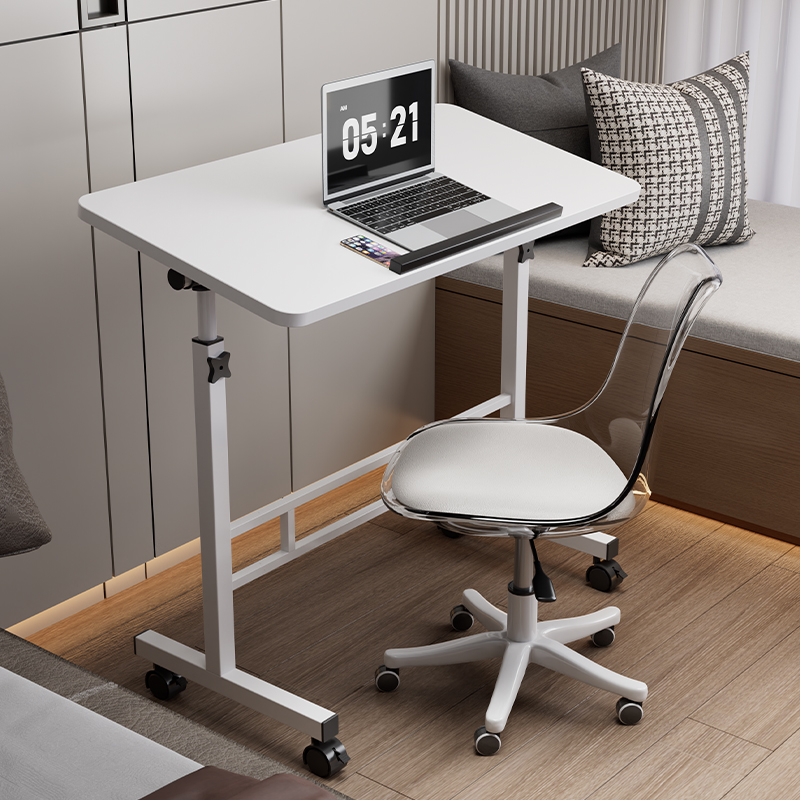 速发床边桌可习动升降电脑桌简约简易学生书桌卧室宿舍家用学桌小