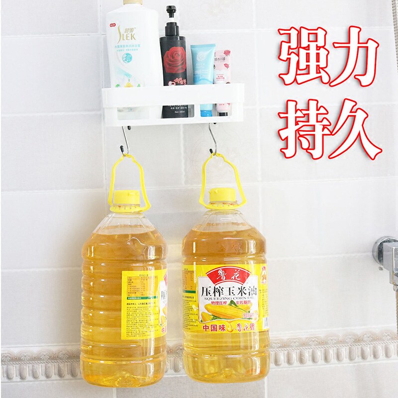 速发卫生间免打孔置物架贴墙壁挂洗澡间洗刷间挂墙上的收纳卫生问