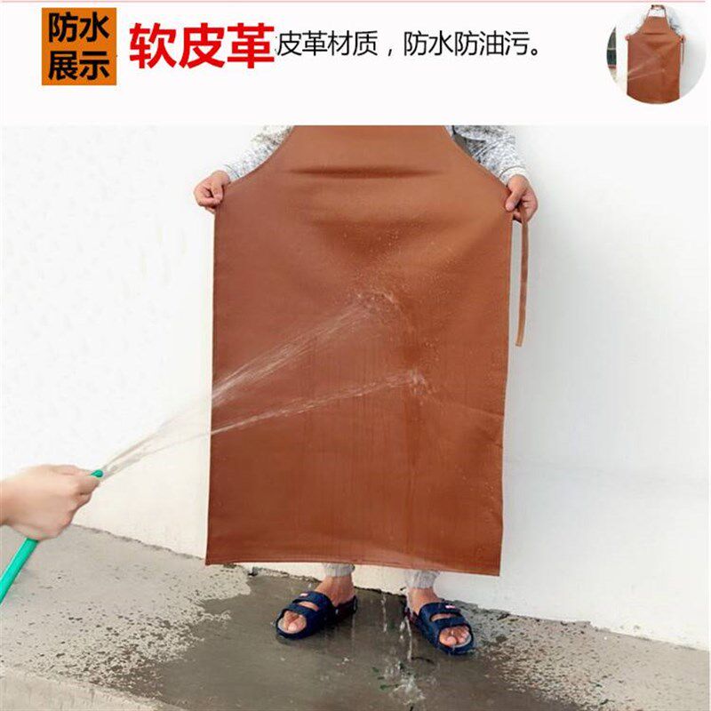 速发水产款防水成人围裙加长版杀鱼饭店专用厨房超长後厨厨师用的