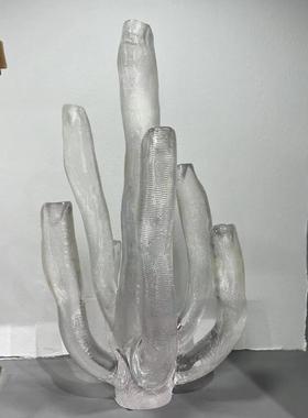 创意珊瑚海藻异型摆件绿样板间组合客色厅玄关约果盘艺简术ES-A63