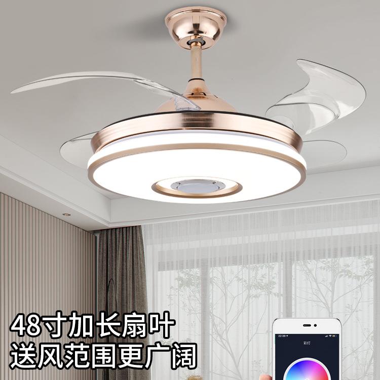 现代简约扇灯42寸夏电季吊XY03扇红店超市吊扇吊灯全风铜机网遥控