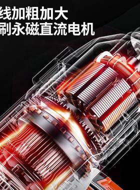 龙韵无电刷动扳手大扭力子工冲击板轮胎汽修工具L-DBS01-锂架电手