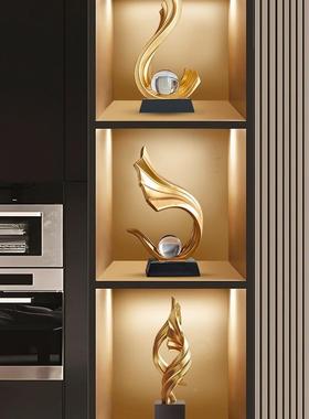 轻奢办公室装饰摆件生水起柜电视柜QKO客风气厅家居大办公酒桌装