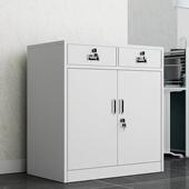 分B下节储对开门物文件柜办公室07铁皮柜档案柜矮柜车间工具柜柜