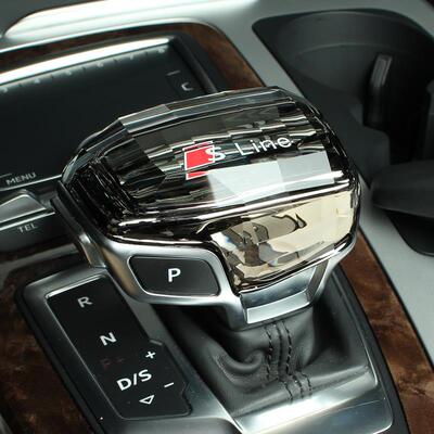 水晶杆档把AL4A5/A6L/A7/26Q/5L/Q7/A8排挡头改装换挡档把头盖