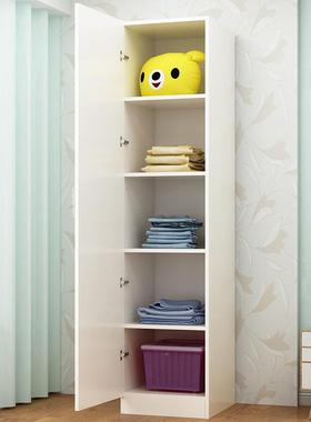 柜实木板式门衣柜儿童衣柜代收纳柜现简约VFE租单房经济型立窄衣