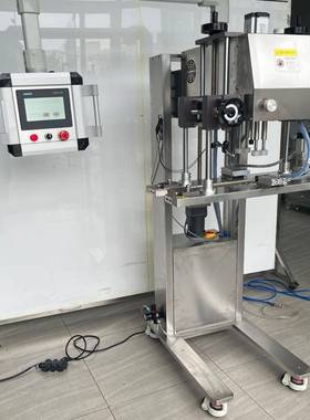 伺移动旋盖机自塑动盖机广口瓶旋玻璃瓶料瓶旋盖83022机带显服示