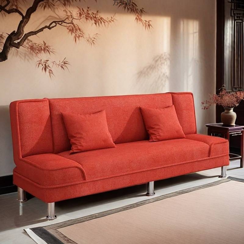 简易客厅可折叠两用小户型出租屋沙发出租房长条沙发凳简约便宜床