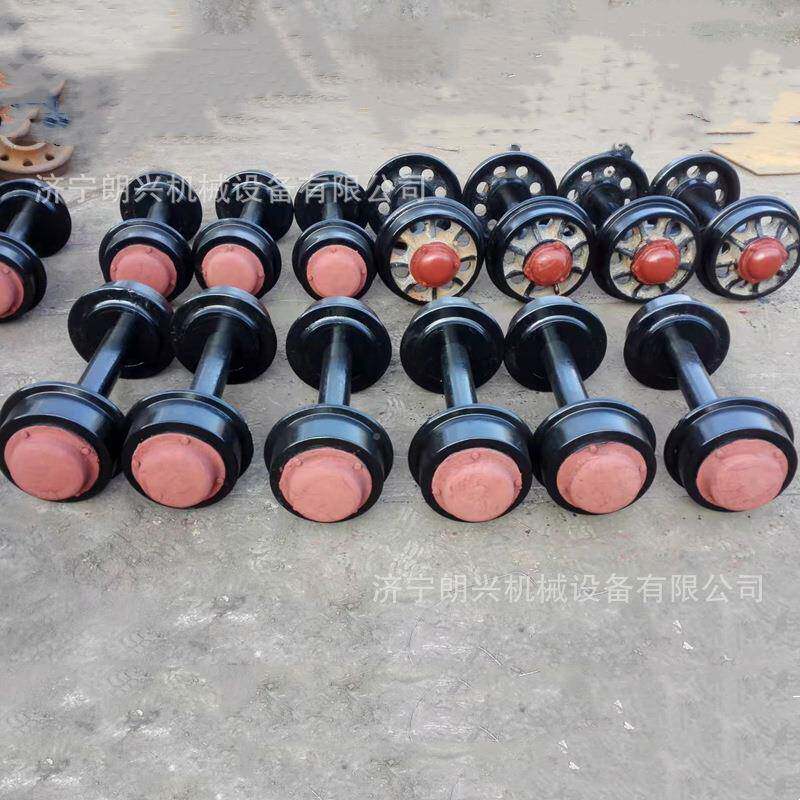 实心矿车轮对5铸钢9对00轨距矿车轮.吨矿车轮对矿用平板1矿车轮