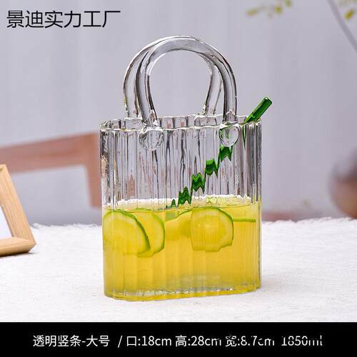 玻璃壶冷水用壶家复古创汁意玻璃大容量果壶玻水iN5WpSTQ璃水壶饮