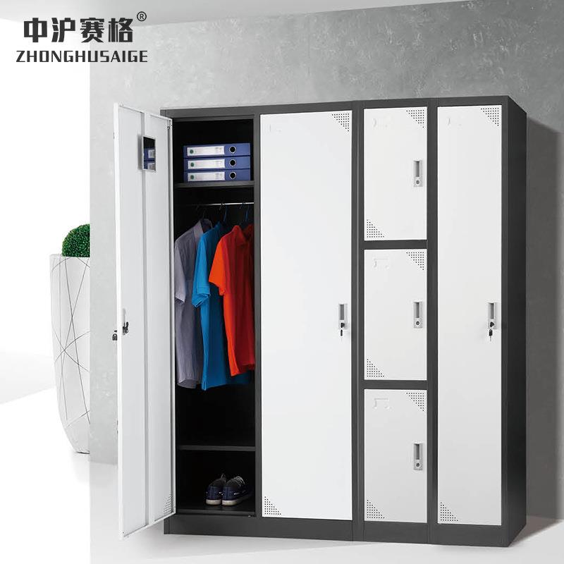 钢制衣柜组SG-5203员工宿柜健身房柜子合储物柜办公室铁皮更柜舍