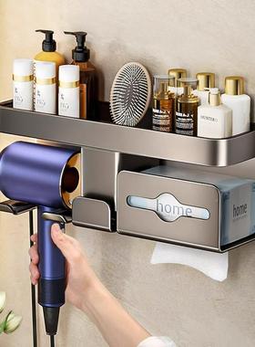国RSX支架吹纳风卫筒挂架浴室收架电吹风打孔生间吹风机置物架子