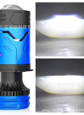 热MM01Y带电销0H1Y带电机前照灯120w聚透镜鱼眼4双光透镜led前大