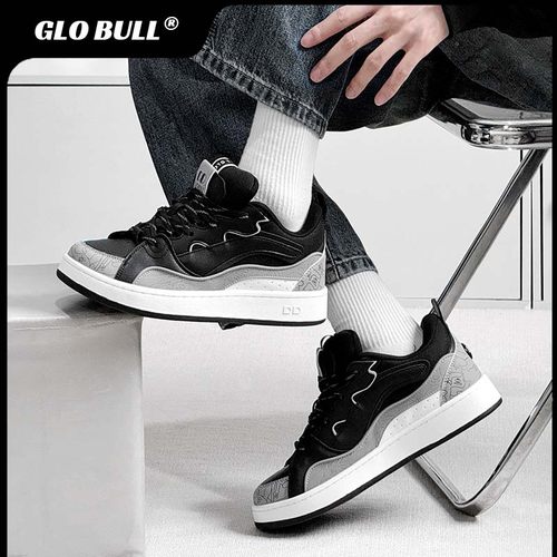 GLOBULL增高低帮百搭板鞋面包鞋