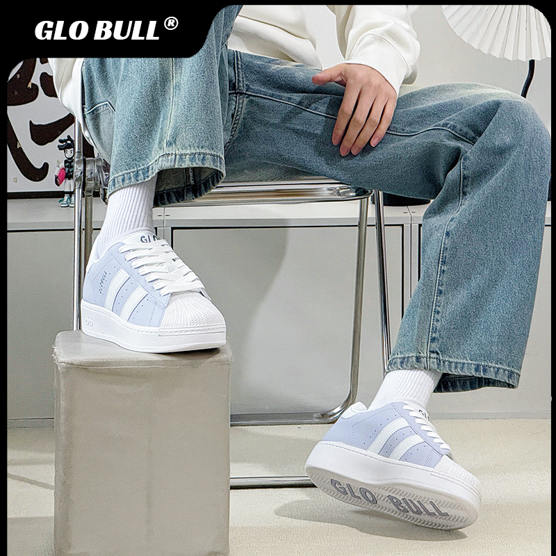 GLOBULL贝壳鞋女款清新蓝鞋