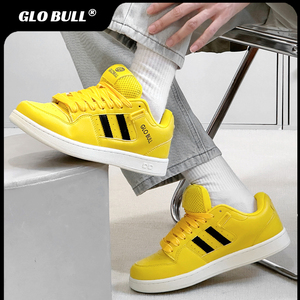 GLO BULL面包鞋春秋百搭透气潮流情侣板鞋低帮男女同款休闲运动鞋