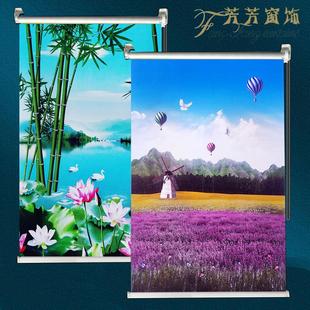 百叶卷帘 窗帘手拉升降卧室客厅阳台厨房卫生间防水免打孔遮光挂式