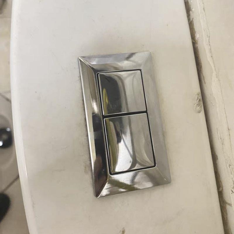 马桶水箱按钮通用马桶盖配件开关水箱按钮长方形冲水辅助器