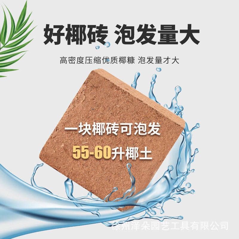 新款大块椰砖脱盐杀菌营养土养花通用专用多肉种菜土大块粗椰壳砖,农用物资,育苗/栽培基质,淘宝优惠券,粉丝福利购,淘宝优惠卷