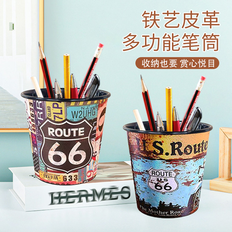 美术生毛笔收纳桶铁艺大号