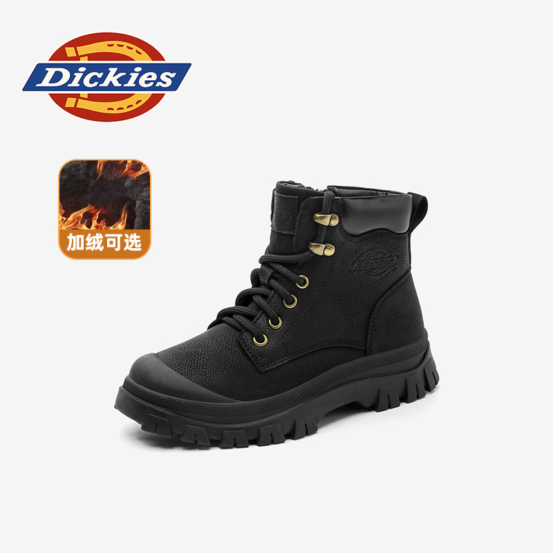 Dickies男女童冬季加绒抗寒靴子