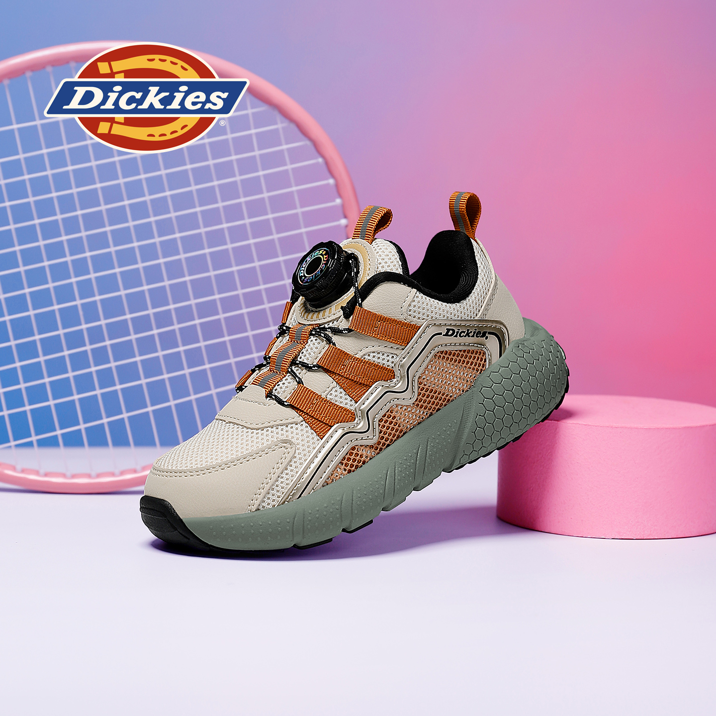 Dickies少年童鞋旋纽扣软底跑鞋