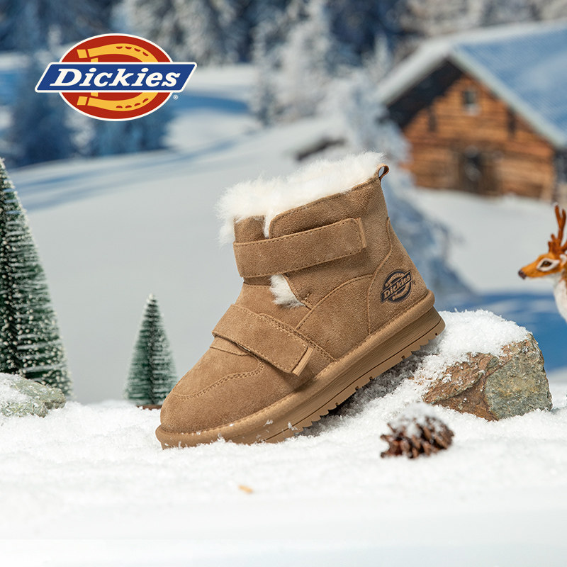 Dickies棉靴防滑保暖英伦休闲