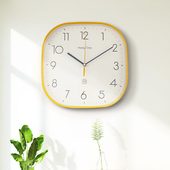 艺术免打孔挂钟现代简q约挂表客厅电子石英钟表家用卧室创意时钟