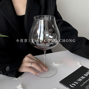 sensory感官杯同款勃u艮第红酒杯细杆酒杯葡萄酒杯高脚杯玻璃杯