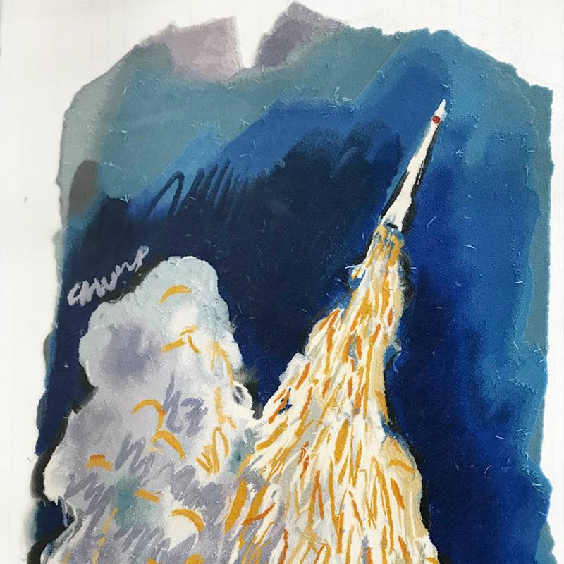抽象挂画卧室挂布墙布装饰画玄关走廊墙壁大号手工艺术挂毯厂家图片