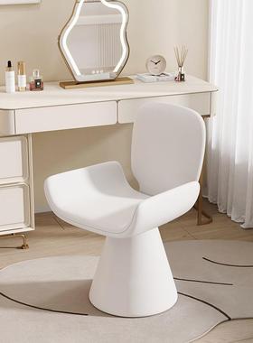 奶油风妆凳卧室68974美梳妆台凳子法式公背主椅轻奢甲化电脑椅靠