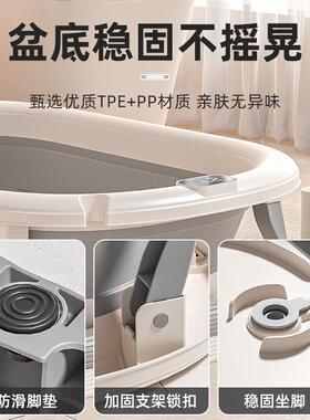 小舒适儿洗澡盆可折洗叠56221感温浴盆宝宝加长婴加宽可坐躺澡桶