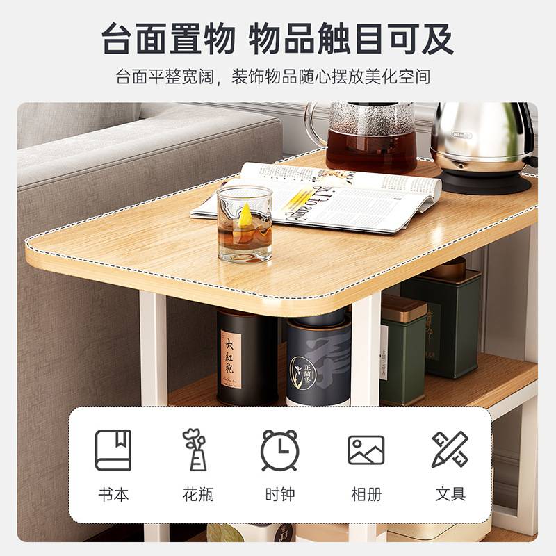 移动茶桌小茶台茶水柜家用客厅茶车现代简约阳台茶几煮泡茶桌子