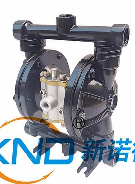 QBY40/SS不304-F46锈钢气动隔膜泵/QBY-QUF0耐腐膜蚀双4隔膜气动