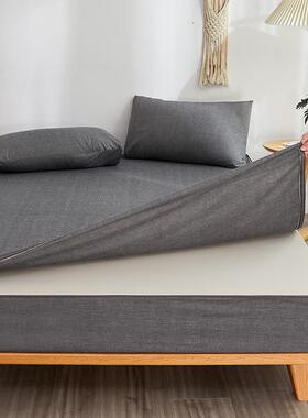 61K包六面全床笠拉链款3全棉水洗棉床罩F768M5T6学生宿乳胶舍床垫