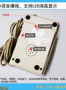 R232S串口编程HX511DS液晶语音小密码键盘PINPAD可防窥输入器数字